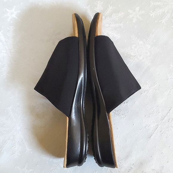 Bass Black Giada Mule Slides Heel Women's Size 10M - Picture 8 of 11